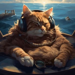 Cats Seascape: Ocean Melodies Harmony - Relax My Cat