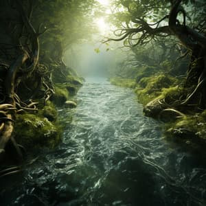 Serenidad En La Orilla: Sonidos Relajantes Del Río - Musica para Dormir Jazz