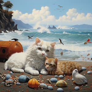 Calma Oceánica Para Gatos: Sonidos Del Mar Para Relajarlos - Música relajante para gatitos