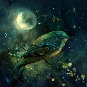 Binaural Birds Lullaby: Echoes of Sleep - 92 96 Hz - Easy Sleep Music
