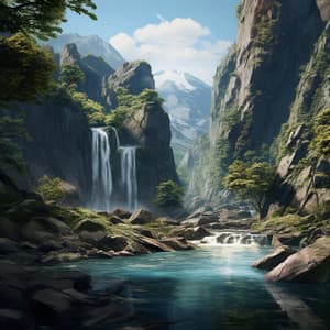 Serenidad De La Cascada: Música Del Río Para La Relajación - Sonidos orgánicos de la naturaleza