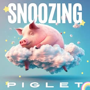 Snoozing Piglet - Baby Music Center