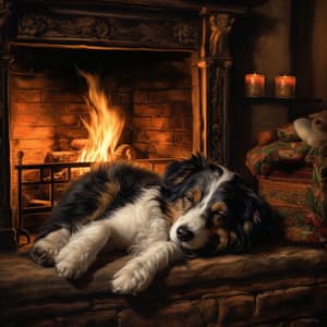 Serenidad Del Fuego: Sonidos Relajantes Para La Relajación De Las Mascotas - Música para amamantar