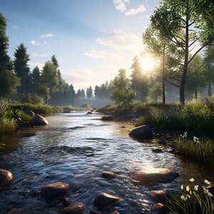 River's Soft Lull: Calming Baby Sleep Music - Baby Sleep Music