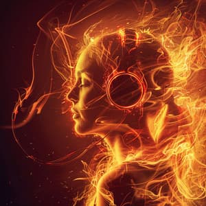 Fire Dance: Rhythmic Music Flames - Olvidara