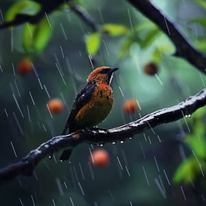 Binaural Relaxation: Birds and Rain in Nature's Harmony - Under Bare Sky