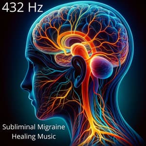 Subliminal Migraine Healing Music: 432 Hz Binaural Beats for Stress Relief - Hz Regenerates Tissues