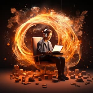 Study Inferno: Fire Calming Symphony - Ambient Tech