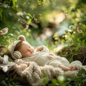 Binaural Birds Lullaby: Baby Sleep Melodies - 78 72 Hz - Twinkle Twinkle