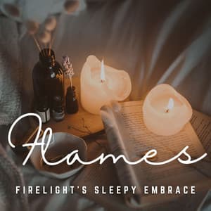 Nocturnal Embers: Sleepy Fire Serenades - Sleep Alpha Waves