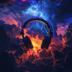 Music Amidst Thunder: Echoes of Power - Azure