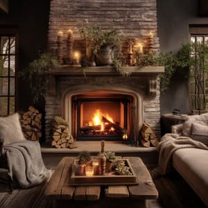 Cálido Abrazo De Fuego: Música Y Llamas Relajantes - Hanami Zen