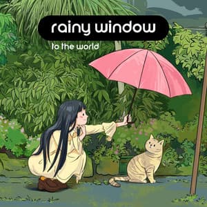 Rainy Window to the World: Slow Ambience Lofi - Chill Lounge Music System