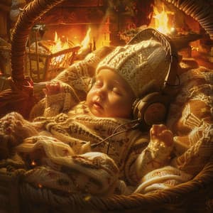 Binaural Fire for Baby Sleep: Gentle Waves - Sleeping Voyage