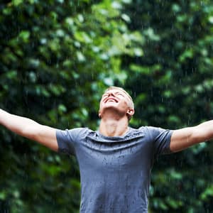 Rhythmic Rainfall in Tranquil Moments - Forest Rain FX