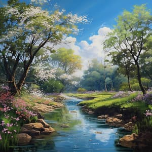 Relaxing Melodies with Gentle River Flow - Relaxation Bliss