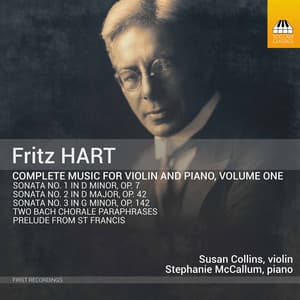 Hart: Complete Music for Violin & Piano, Vol. 1 - Susan Collins