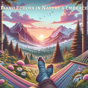 Piano Echoes in Nature's Embrace - Mind Power Piano Masters