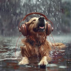 Splashing Rain: Dogs Playful Sounds - Dog Music Hour