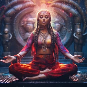 Raindrop Yoga Zen: Nature's Serene Waterflow Harmony - Shiva Mantrya