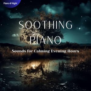Soothing Piano Sounds for Calming Evening Hours - Piano & Night