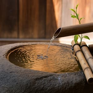 Onsen japonais - Spa zen - Zen Ambiance D'eau Calme