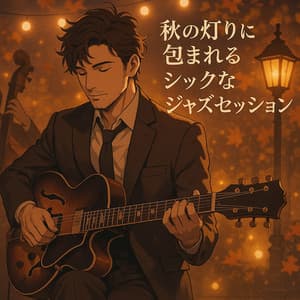 Chic Jazz Session Wrapped in Autumn Lights - Healing Relaxing BGM Channel 335