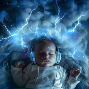 Baby Sleep Thunder Soothe: Nighttime Melodies - Baby Sleeping Music / White Noise Vacuum