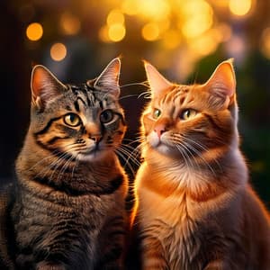 Melodic Cat Music: Soothing Sounds for Serenity - Blissful Love Lounge