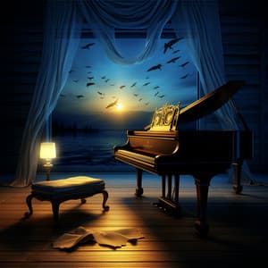 Sleep Melodies: Piano in Moonlit Serenity - Relaxing Piano
