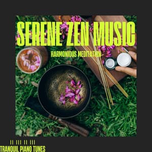 Harmonious Meditation: Serene Zen Music - Tranquil Piano Tunes