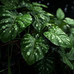 Rainy Night's Slumber: Tranquil Sleep Melodies - ASMR Sounds for Sleep