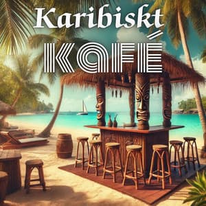 Karibiskt kafé: Smidig Bossa Nova jazz, Kaféatmosfär för jobbet,Sommaravkoppling - Restaurang Jazz