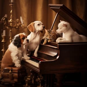 Pets and Piano Keys: Melodic Harmony - Pet Care Music Therapy