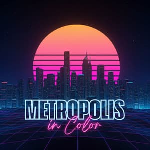 Metropolis in Color: Synthesized Sunset - Electro Lounge All Stars