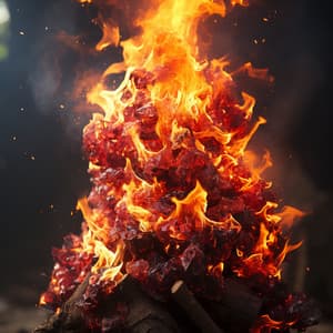 Masaje Junto Al Fuego: Música Relajante Y Fuego - Efectos de sonido de la madre naturaleza