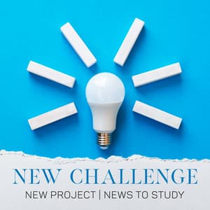 New Challenge, New Project, News to Study: Jazz Background to Concentrate, Deep Focus, Jazz Soothing Senses - Deep Concentration Project