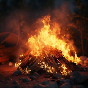Flame Meditation: Warm Fire Ambient Harmonies - Native American Meditations