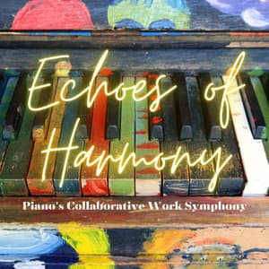 Echoes of Harmony: Piano's Collaborative Work Symphony - Coffee Shop Jazz Piano Chilling