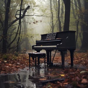 Montaña A La Luz De La Luna: Piano Resuena La Serenidad Entre Picos Plateados - Alegre Musica de Piano