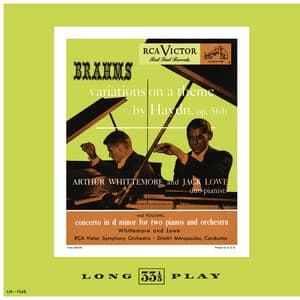 Poulenc: Concerto for 2 Pianos - Brahms: Haydn Variations - Dimitri Mitropoulos