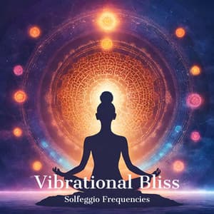 Vibrational Bliss: Serene 528Hz Solfeggio Frequencies and Tranquil 432Hz Spa Melodies for Yoga, Meditation, and Chakra - Hz Regenerates Tissues