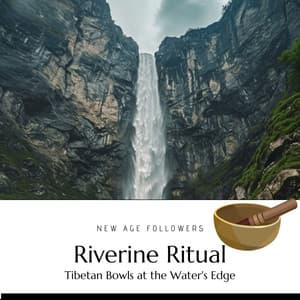 Riverine Ritual: Tibetan Bowls at the Water's Edge - New Age Followers