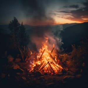 Nature's Blaze: The Melody of Fire - Soft Music