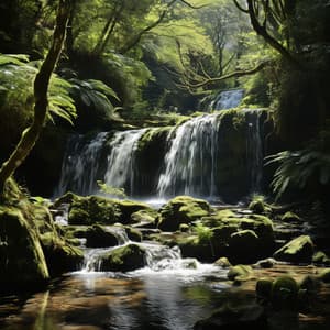 Ritmos Relajantes: Armonía En Cascada - Sonidos y susurros de la naturaleza