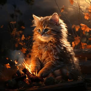 Calidez De La Cantata Del Gato: Música Para Aliviar El Estrés - Grabaciones de sonido de vida silvestre