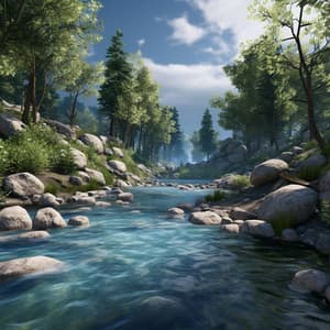 Water Symphony: Harmony in Motion - Happy Sunday Morning Music