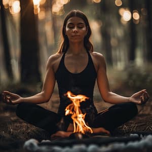 Tonos De Relajación De Fuego Binaural - Relajante de buey de almizcle