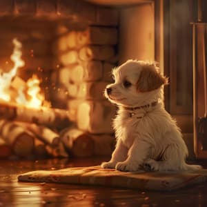 Llamas Leales: Compañerismo Del Fuego Para Perros - Música Calmante para Cachorros