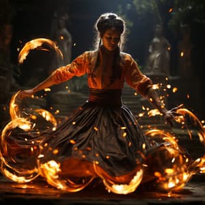 Viaje De Fuego: Melodía De Fuego Salvaje - Oasis de calma para aliviar el estrés